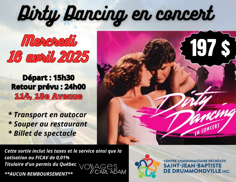 Dirty dancing en concert